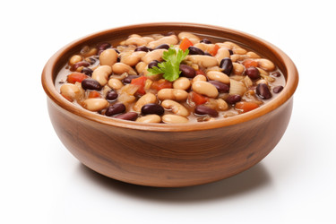 Bean soup bowl ceramic. Generate Ai - yliv