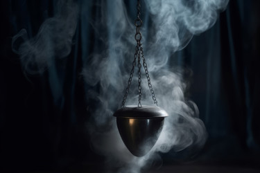Esoteric hypnosis ritual concept. Generate ai - yliv
