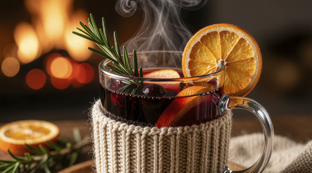 уютный глинтвейн у камина - Vvicca