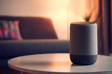 Home smart speaker room. Living gadget amplifier amazon music. Generate AI - yliv