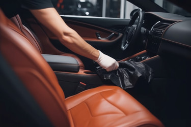 услуга по уборке салона автомобиля. генеративный контент - yliv