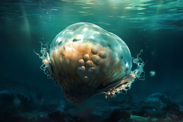 жемчужное дно тропического моря. генеративный контент - yliv