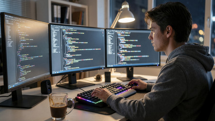 разработчик за работой - Vvicca