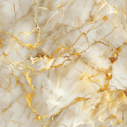 Luxurious white marble texture with golden veins creating an abstract pattern, perfect for adding a touch of elegance to any design project - yliv