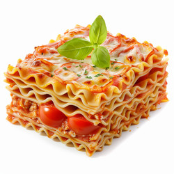 вкуснейшая лазанья болоньезе слоями с гарниром из помидоров и базилика - yliv