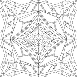 Раскраска абстрактная антистресс. Авторская идея - Nikolaeva_Irina