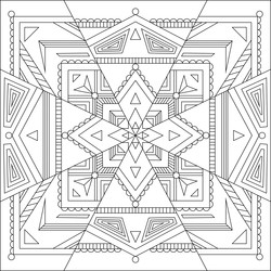 Абстрактная раскраска антистресс. Авторская идея - Nikolaeva_Irina