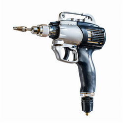 Power tool resembling a handgun, highlighting concepts of danger, power, and diy projects - yliv