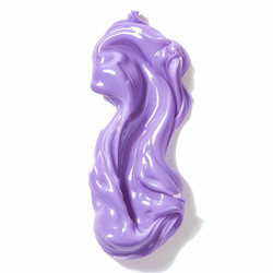 Lavender cream swirling elegantly on white background - yliv