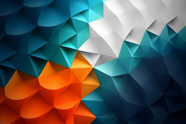 Colorful low poly background creating abstract geometric design - yliv