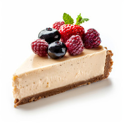 Delicious cheesecake with fresh berries is waiting for you - yliv