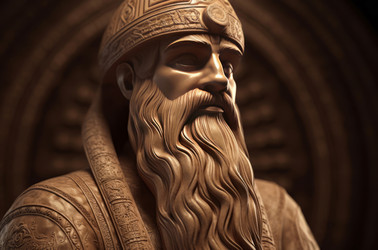 древний шумерский исторический бог. генеративный контент - yliv