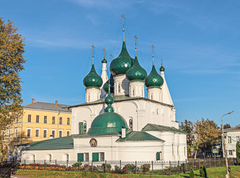 Церковь Спаса на Городу (Спасо-Нагородская церковь, церковь Происхождения Честных Древ Креста Господня, что на Городу), приходской православный храм в историческом центре Ярославля, 2024 - Tatiana_Panova