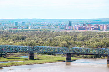 Железнодорожный мост через реку Белую, Уфа, Республика Башкортостан, Россия, 2025 - Tatiana_Panova