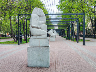 Скульптуры на Аллее ArtTerria, Уфа, Республика Башкортостан, Россия, 2025 - Tatiana_Panova