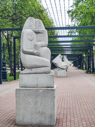 Скульптуры на Аллее ArtTerria, Уфа, Республика Башкортостан, Россия, 2025 - Tatiana_Panova