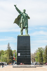 Памятник В.И. Ленину в Уфе на площади Ленина, Республика Башкортостан, Россия, 2025 - Tatiana_Panova