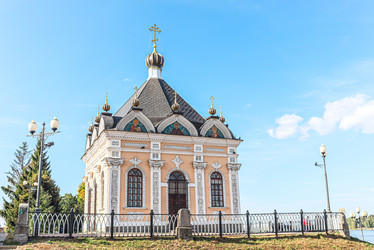 Часовня Николая Чудотворца, Никольская часовня на Волжской набережной, Рыбинск, Ярославская область, Россия, 2024 - Tatiana_Panova