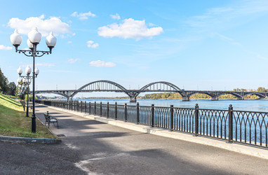 Волжский мост и Волжская набережная, Рыбинск, Ярославская область, Россия, 2024 - Tatiana_Panova