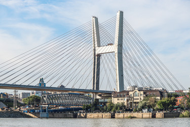 Центральный и Вантовый мост, Ферма старого железнодорожного моста, Новосибирск, Россия, 2024 - Tatiana_Panova