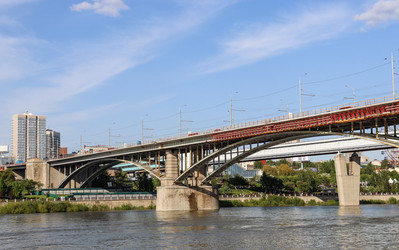 Новосибирский метромост и Октябрьский мост через реку Обь, Новосибирск, Россия, 2024 - Tatiana_Panova