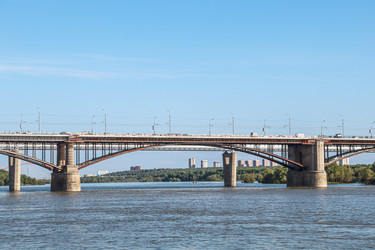 Новосибирский метромост и Октябрьский мост через реку Обь, Новосибирск, Россия, 2024 - Tatiana_Panova
