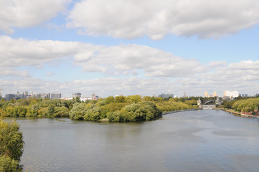 Вид со Строгинского моста на Москву-реку и канал имени Москвы - Anastasia_y