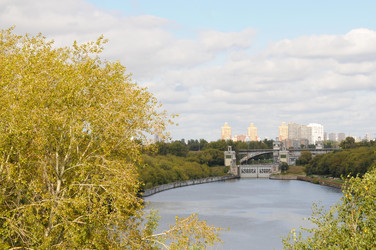Вид со Строгинского моста на канал имени Москвы - Anastasia_y