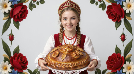 традиционный русский праздник хлеба - Vvicca