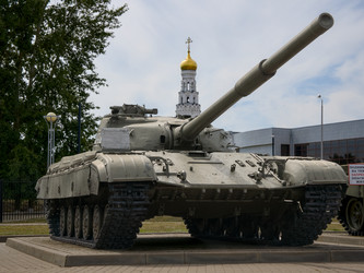 Советский основной танк Т-64А — памятник военной техники под открытым небом - AkihiroF