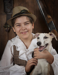 маленький охотник с собакой - alkir