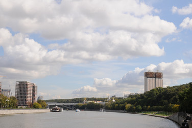 Панорама Москвы-реки с Воробьевых гор - Anastasia_y