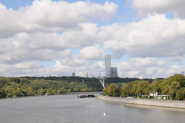 Панорама Москвы-реки с Воробьевых гор - Anastasia_y