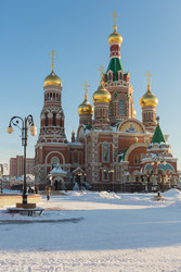Благовещенский кафедральный собор зимой в Йошкар-Оле - olgagord