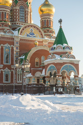 Благовещенский кафедральный собор зимой в Йошкар-Оле - olgagord