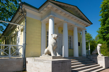Скульптура льва на крыльце дворцового павильона 1825 года. Коломенское. Москва - kostya6969