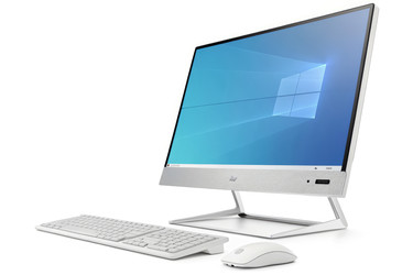 современный настольный компьютер с клавиатурой и мышью в аккуратном рабочем пространстве - RomanZ