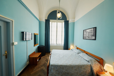 GENOA, ITALY - AUG 6, 2016: Interior of room in Hotel Mediterranee - paha_l