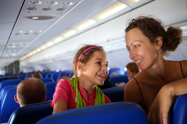 Mother and daughter smiling at each other on an - paha_l