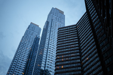 Skyscrapers at sunset - paha_l