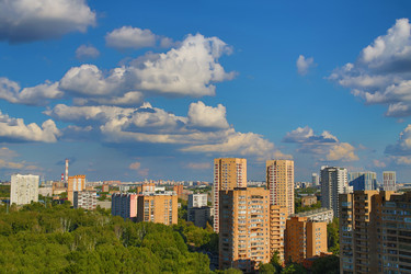 городская перспектива, виды на жилой район города - paha_l