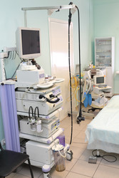 Interior treatment room with digital endoscope for - paha_l