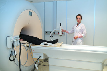 CT scanner in hospital with patient and doctor - paha_l