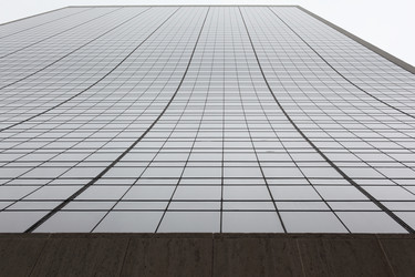 The facade of the skyscraper, modern office - paha_l