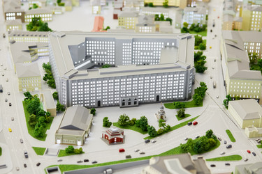 Miniature of General Staff of Russian Armed Forces building on Moscow - paha_l