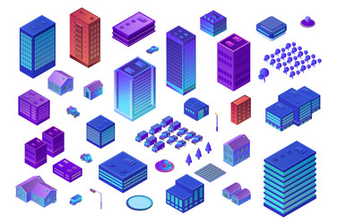 Набор для создания изометрических городских элементов urban landscape builder - alexzel21