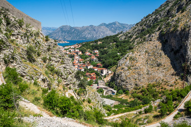 панорама которского залива и города - gumbao