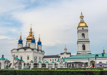 Софийско-Успенский кафедральный собор, Покровский собор и Соборная колокольня, Тобольский кремль, Тобольск, Тюменская область, Россия, 2024 - Tatiana_Panova