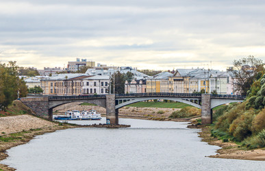 Вид на реку Вологду и Октябрьский мост, Вологда, Вологодская область, Россия, 2024 - Tatiana_Panova