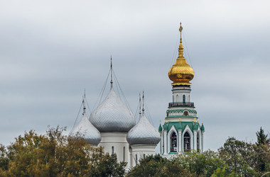 Купола Софийского собора и колокольни, Вологодский музей-заповедник, Вологда, Вологодская область, Россия, 2024 - Tatiana_Panova